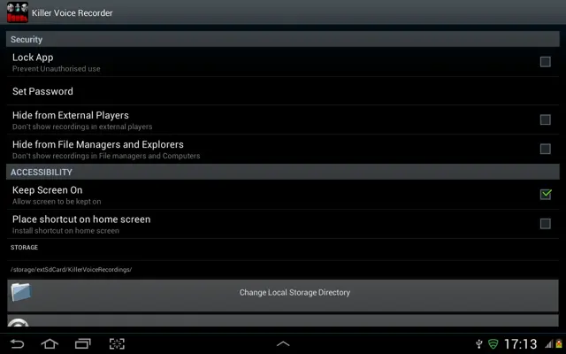 Killer Voice Recorder android App screenshot 12