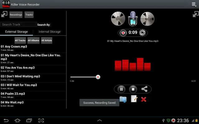 Killer Voice Recorder android App screenshot 14