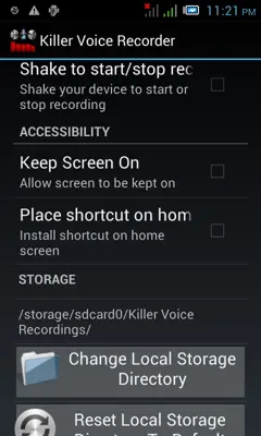 Killer Voice Recorder android App screenshot 16