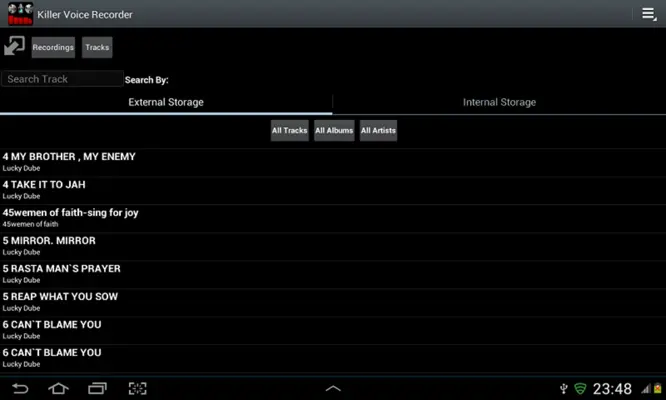 Killer Voice Recorder android App screenshot 1