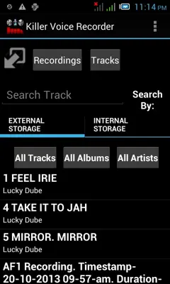 Killer Voice Recorder android App screenshot 20