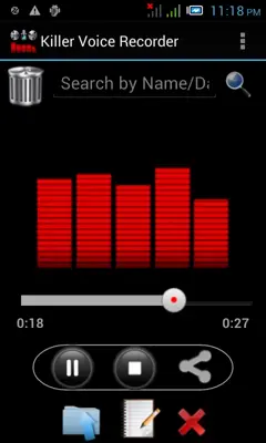 Killer Voice Recorder android App screenshot 22