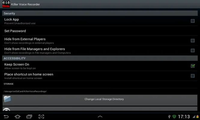 Killer Voice Recorder android App screenshot 4