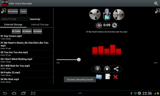 Killer Voice Recorder android App screenshot 6