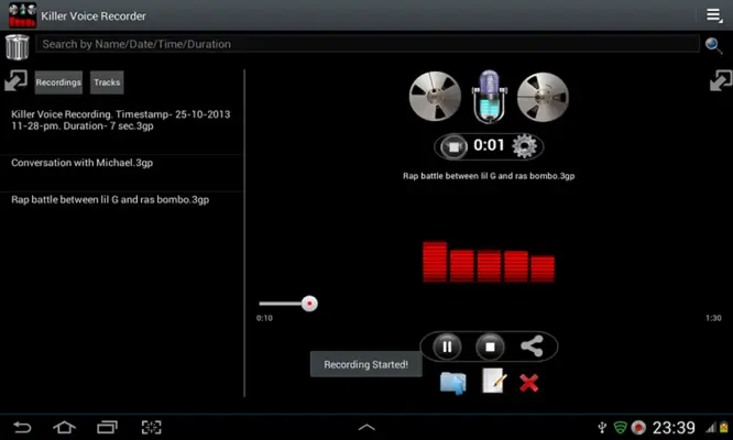 Killer Voice Recorder android App screenshot 7